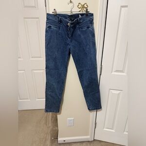 Tricotto Dark Blue Ankle Jeans